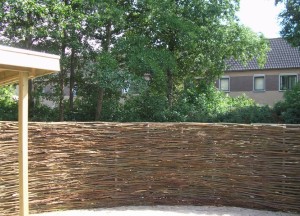 Wilhout Wilgentenen in boog gevlochten