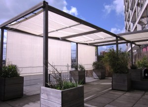 Terrasoverkapping doek