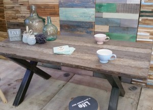 Woodindustries industriële tafel