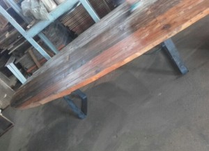 Woodindustries ovale vergadertafel