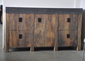 RestyleXL Oud eiken badkamermeubel - RestyleXL