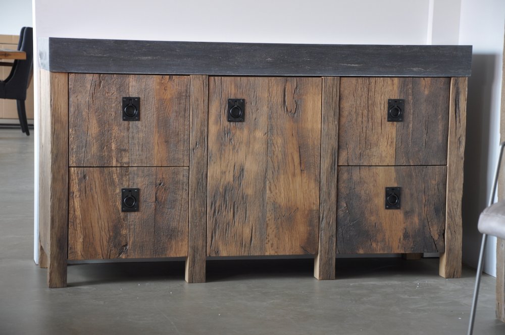 RestyleXL Oud eiken badkamermeubel