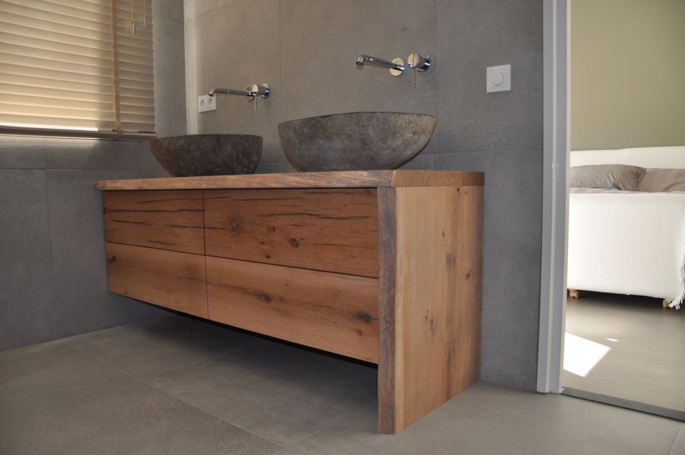 RestyleXL combinatie eiken badkamermeubel