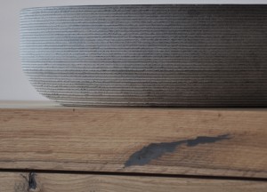 RestyleXL geschaafd oud eiken badkamermeubel