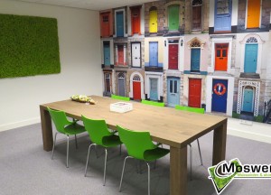 Mosschilderij voor het kantoor