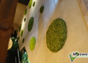 Mosschilderij voor het kantoor