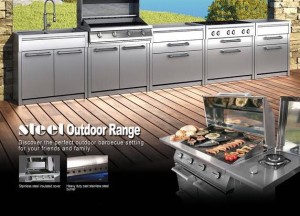 Steel BBQ & exclusieve outdoor kitchen