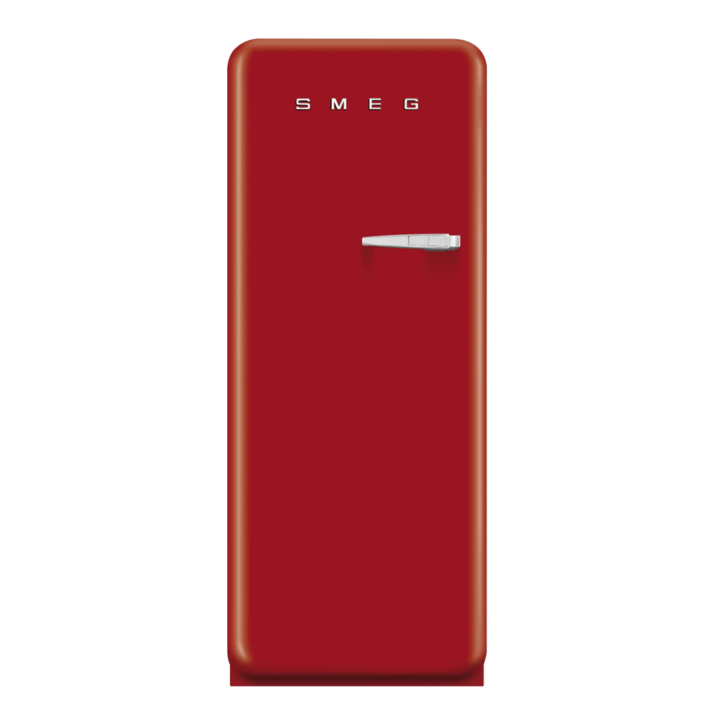 Smeg vrijstaande rode vriezer