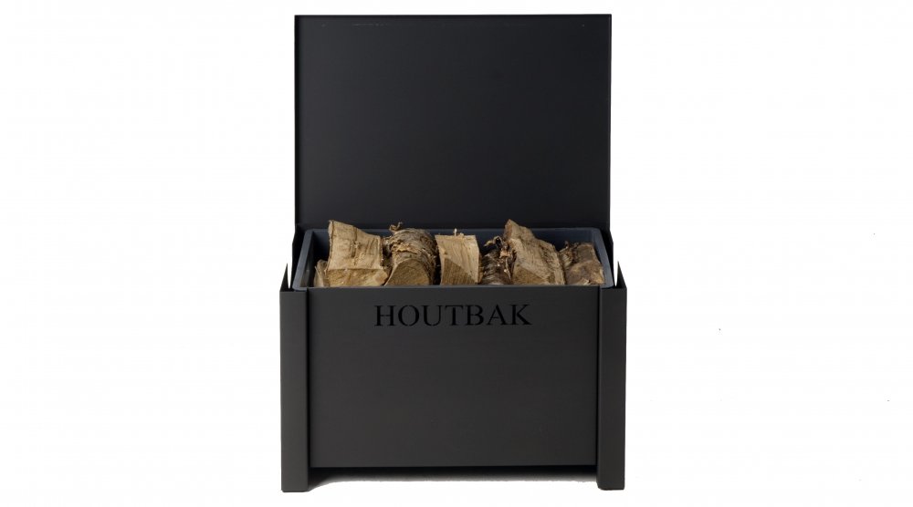 Houtbak groot met deksel