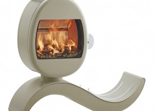 Scan 66 houtkachel in mat groen - Scan