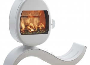 Scan 66 houtkachel in mat groen