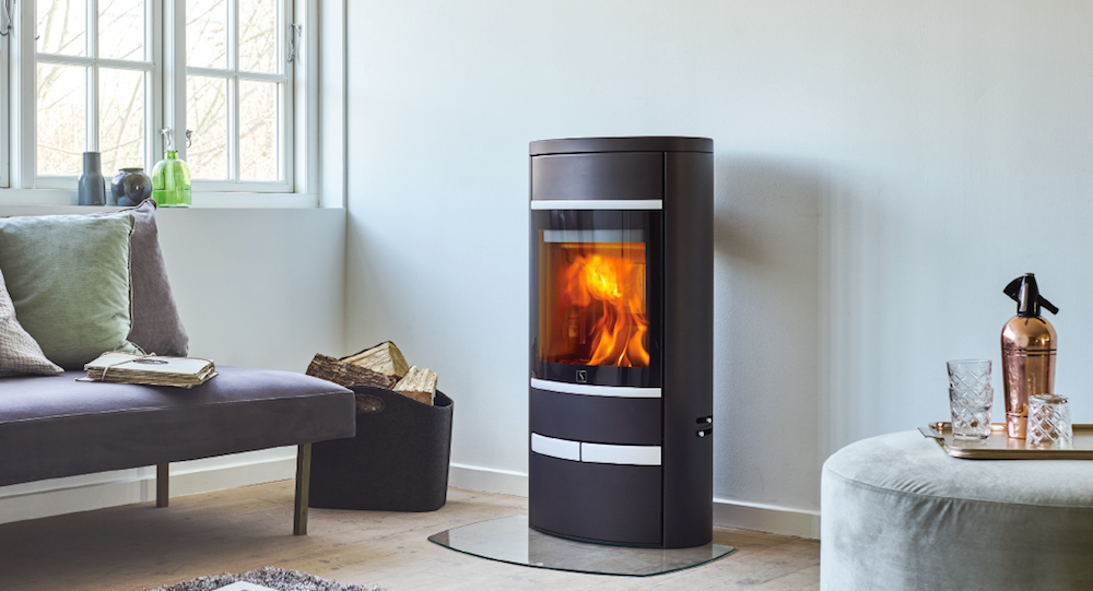 Scan 68 houtkachel met laag voetstuk