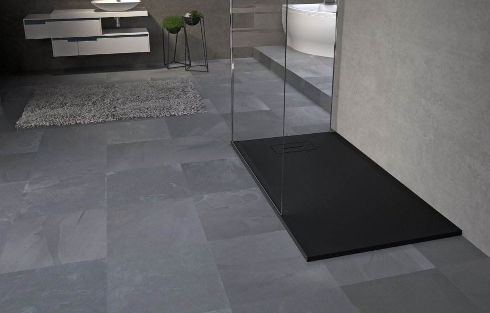 Natuurstenen douchebak Novosolid