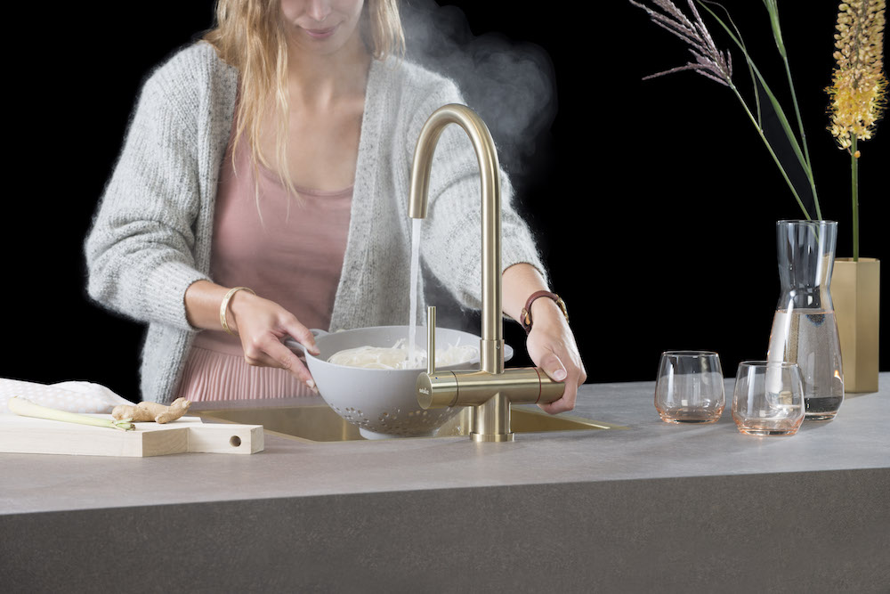 Selsiuz kokendwaterkraan rond