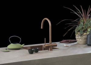 Selsiuz kokendwaterkraan rond