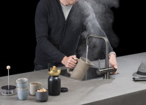 Selsiuz kokendwaterkranen in Gun Metal - Selsiuz