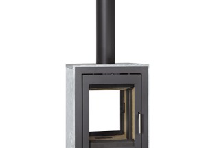 Meteor 550 high houtkachel met speksteen