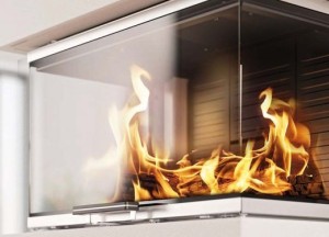 Visio 3 liftdeurhaard hout | Attika