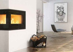 R-500 inbouwhaard hout | Attika