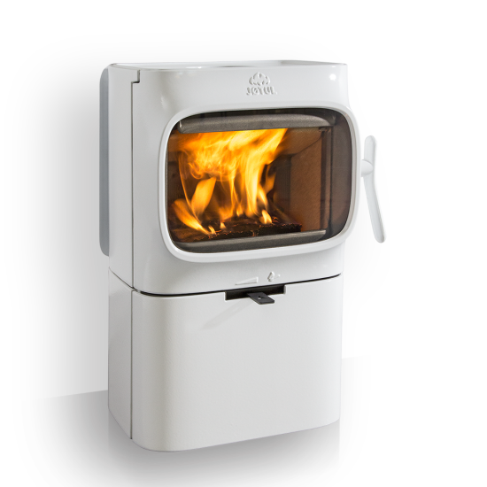 Jøtul F 105 B WHE houtkachel wit