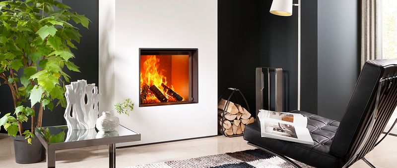Kalfire W60/51F gesloten houthaard - frontmodel