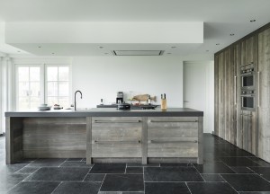 RestyleXL barnwood keuken met KitchenAid apparatuur - RestyleXL