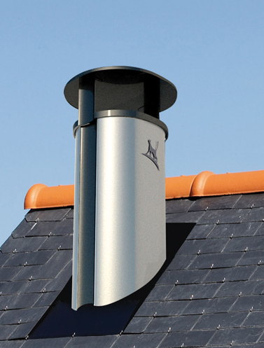 Schoorsteen voor moderne woning