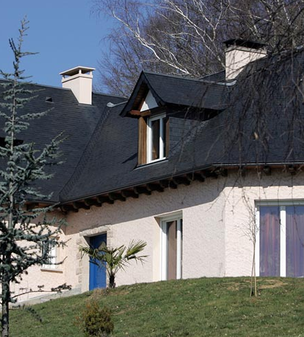 Rechthoekige nok schoorsteen