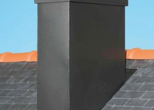 Schoorsteen met dubbel rookkanaal