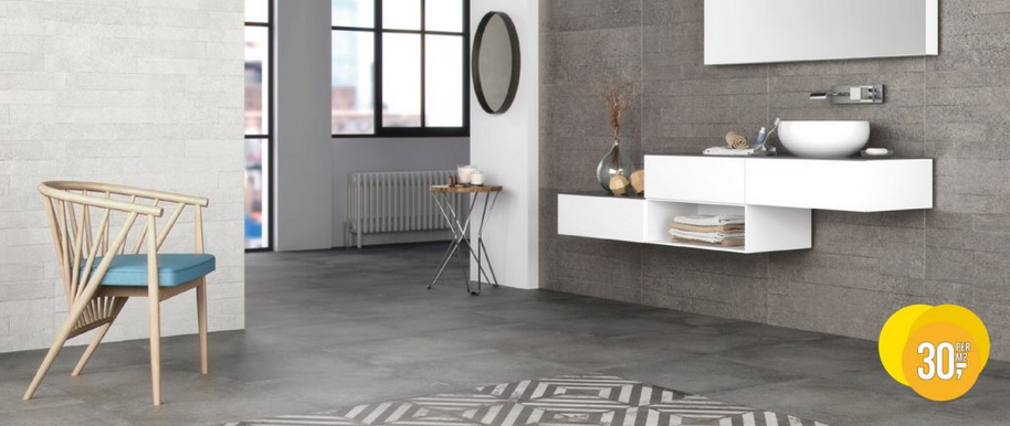 Decoratieve badkamer tegelvloer