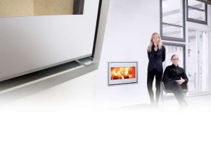 Inzethaard met witte lijst