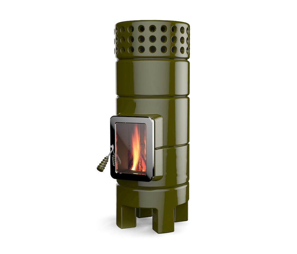 Keramische houtkachel extra warmteopslag