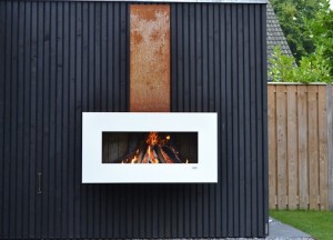 Tuinhaard met gekleurde front - Zeno Products