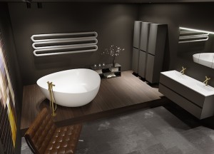 Oviedo vrijstaand solid surface bad - 