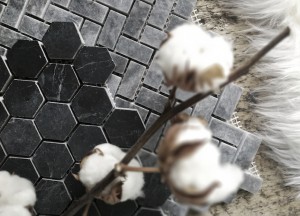 Mozaïektegels van marmer