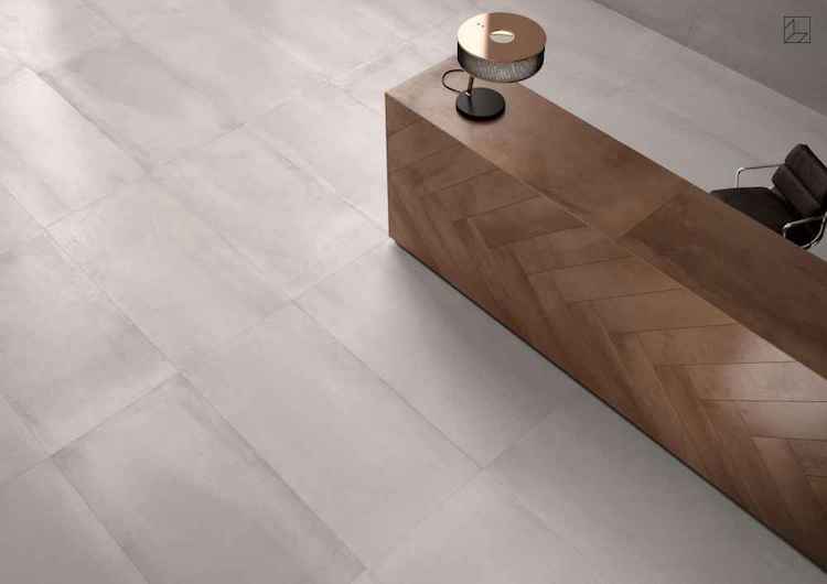 Industriele metallook tegels