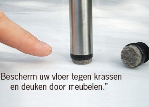 Maak meubels vloervriendelijk - Floorfriendly