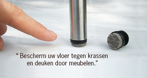 Maak meubels vloervriendelijk
