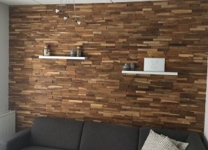 Wandbekleding teak - Woodindustries
