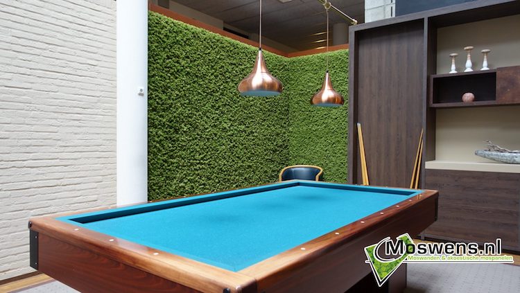 Moswanden en Akoestische mospanelen