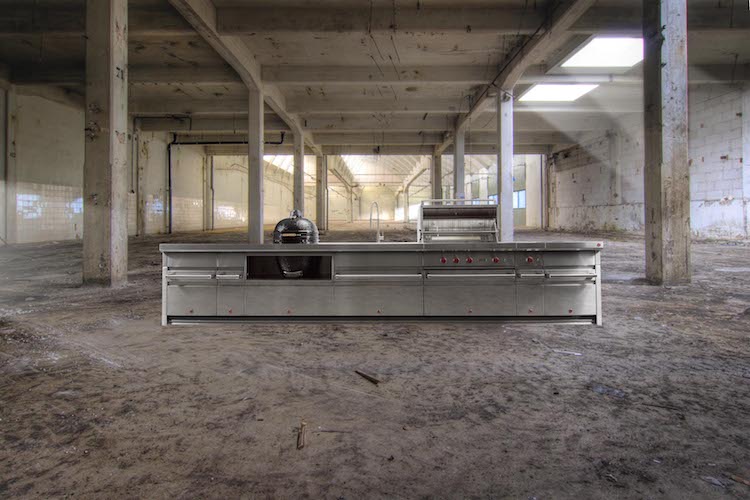 Stoere buitenkeuken op maat