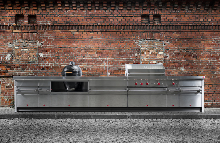 Duurzame buitenkeuken met Green Egg