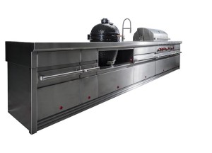 Duurzame buitenkeuken met Green Egg