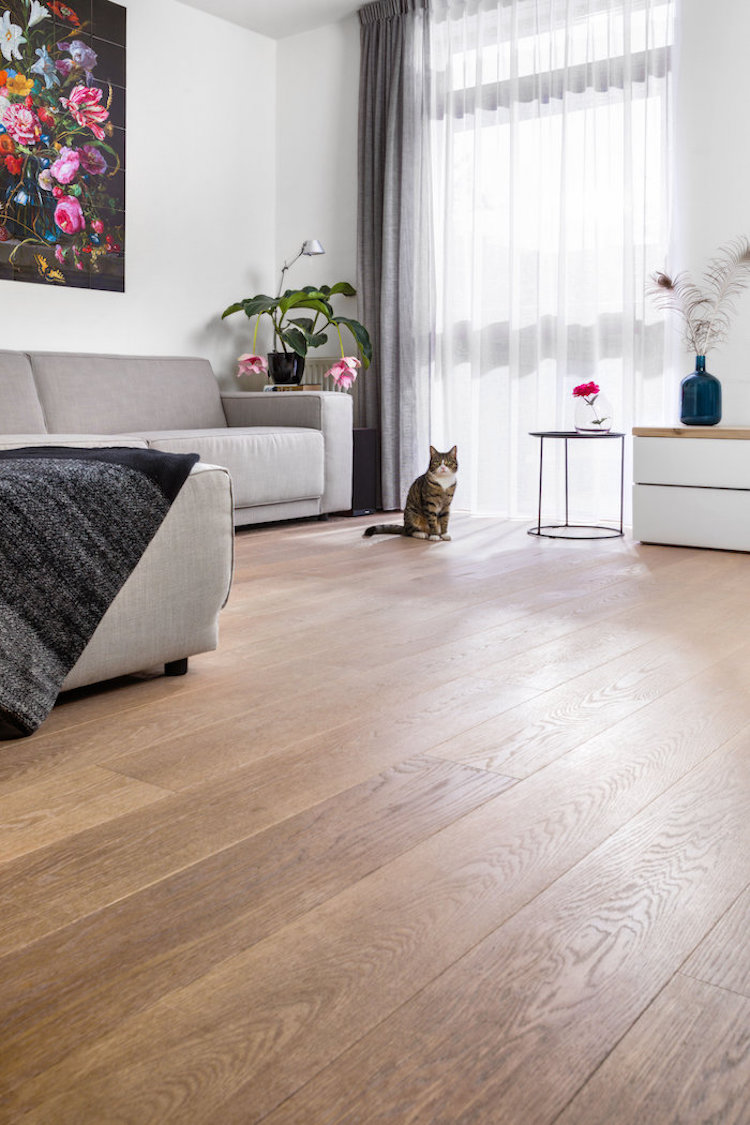 Natuurlijke afwerking voor houten vloer