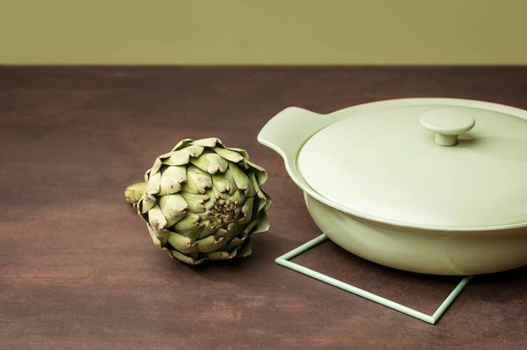 Werkblad in roestige tint