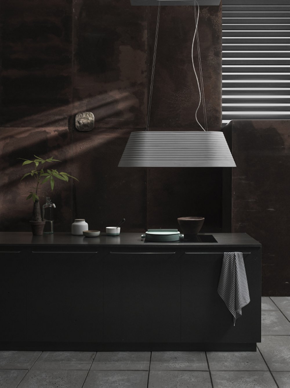 Eiland afzuigkap Materia recirculatie