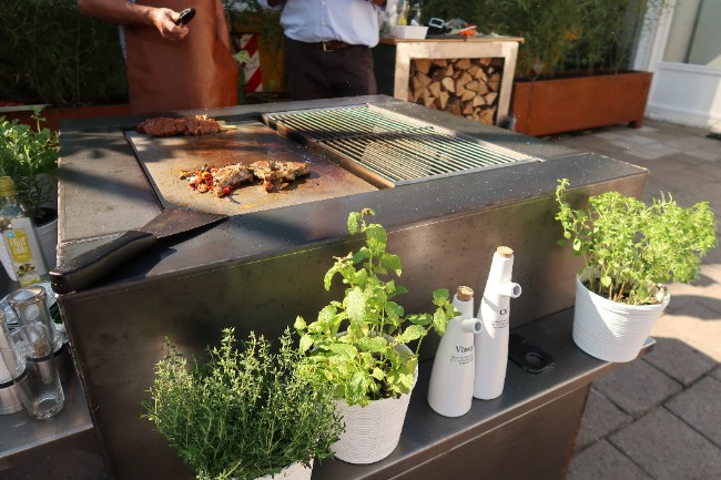 Vuurschaal en grill in één