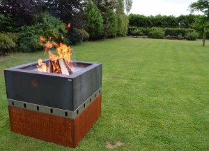 Vuurschaal en grill in één