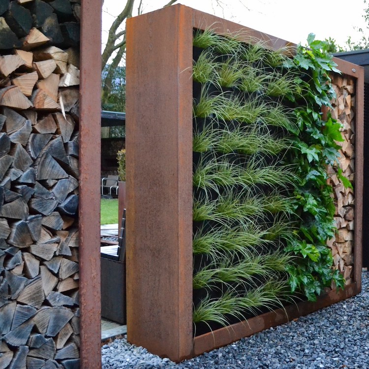 Verticaal tuinieren en divider