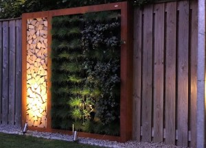 Verticaal tuinieren en divider